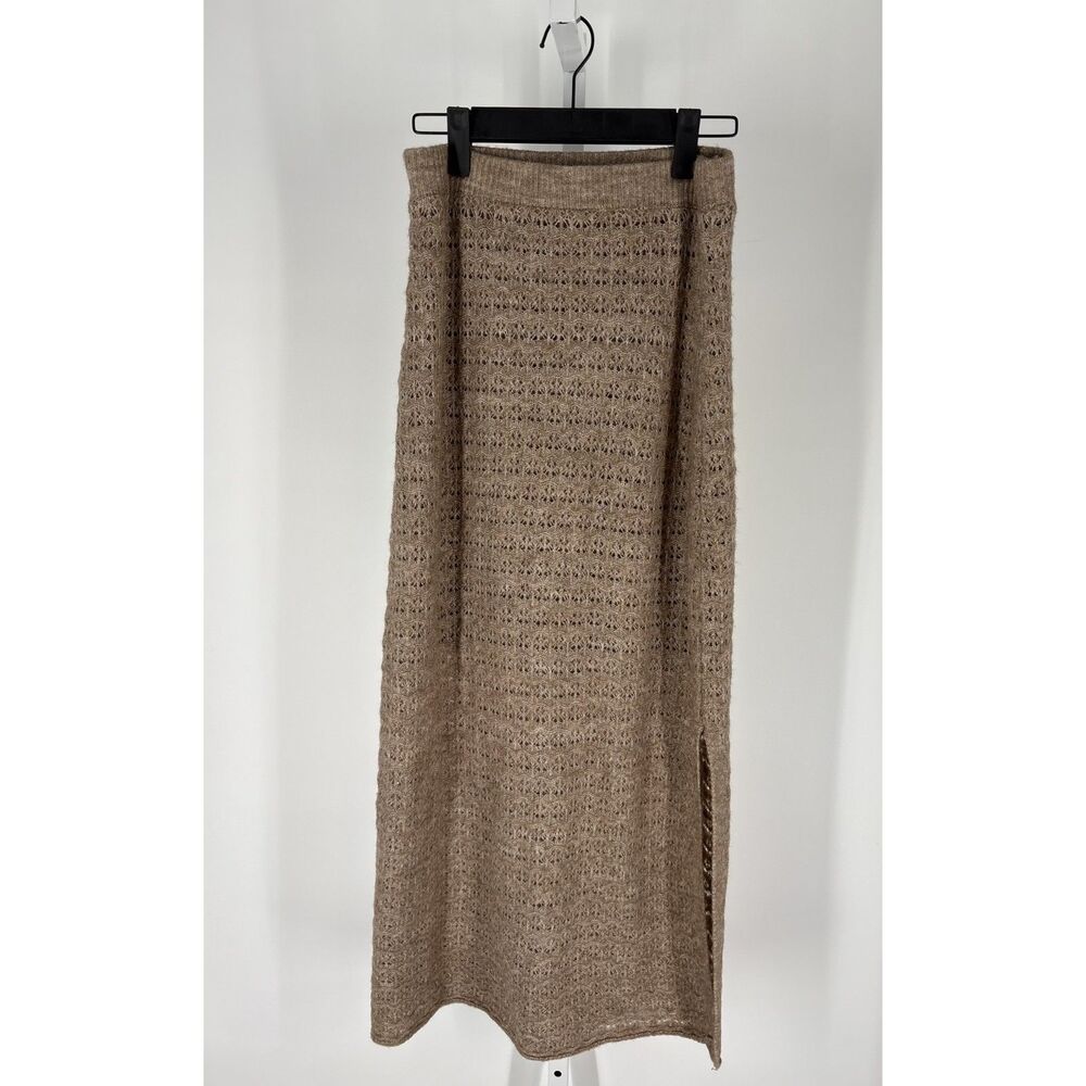 House of Harlow 1960 Crochet knit maxi skirt